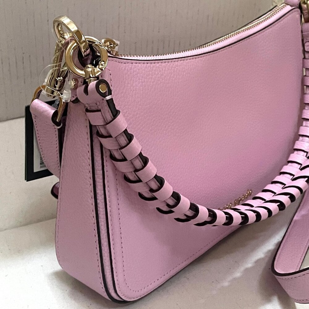 Kate Spade Hudson Shoulder Bag Lavender Medium Leather Crossbody Convertible - Picture 8 of 13